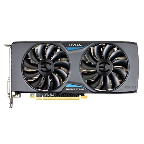 EVGA GeForce GTX 970 4GB FTW GAMING ACX 2.0, 26% Cooler and 36% Quieter Cooling Graphics Card 04G-P4-2978-KR