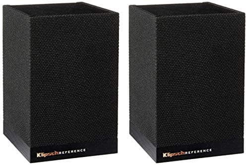 Klipsch Cinema 600 Sound Bar Sound Wall Mount Speakers, Black Surround 3 Surround Speaker, Black