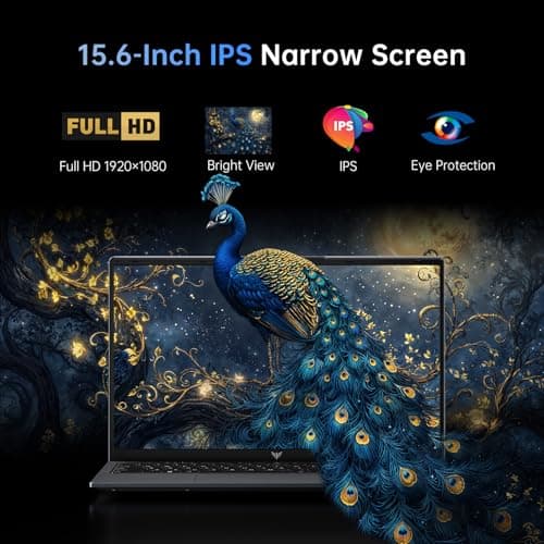 Laptop Intel N97 15.6-in 16GB DDR4 512GB SSD Windows Laptops Notebook-Computers, Numeric Keypad Win-11 Pro WiFi 5 HDMI Type-C USB 3.2 Webcam 3.5mm Audio Student Laptops