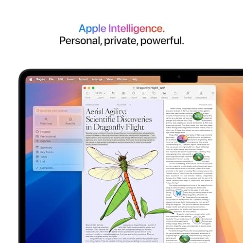 Apple 2025 MacBook Air 13-inch Laptop with M4 chip: Built for Apple Intelligence, 13.6-inch Liquid Retina Display, 16GB Unified Memory, 256GB SSD Storage, 12MP Center Stage Camera, Touch ID; Midnight