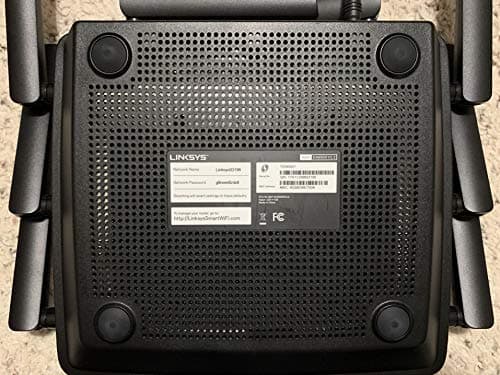 Linksys WiFi 5 Router, Tri-Band, 3,000 Sq. ft Coverage, 25+ Devices, Speeds up to (AC5400) 5.4Gbps - EA9500