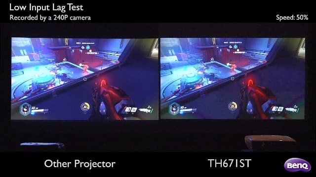 BenQ TH671ST 1080p Short Throw Gaming Projector | Gaming Mode for Intense Low Input Lag Action | 3000 Lumens for Lights On Entertainment | 3 Year Industry Leading Warranty