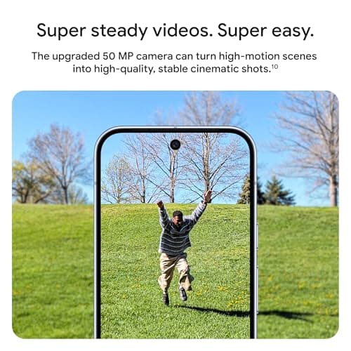 Google Pixel 10 Pro - Unlocked Android Smartphone with Gemini, Your AI Assistant, Triple Rear Camera System, Fast-Charging 24+ Hour Battery, and 6.3" Super Actua Display - Obsidian - 128 GB