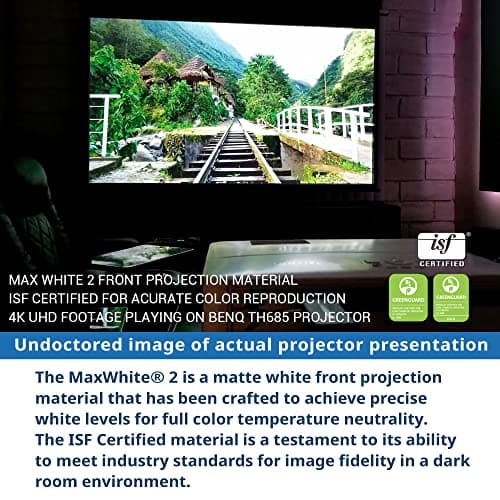Projector Screen Elite Screens Spectrum, 128-INCH Diag 16:10, Motorized Projection Screen Movie Home Theater 4K/8K Ultra HD Ready, ELECTRIC128X2