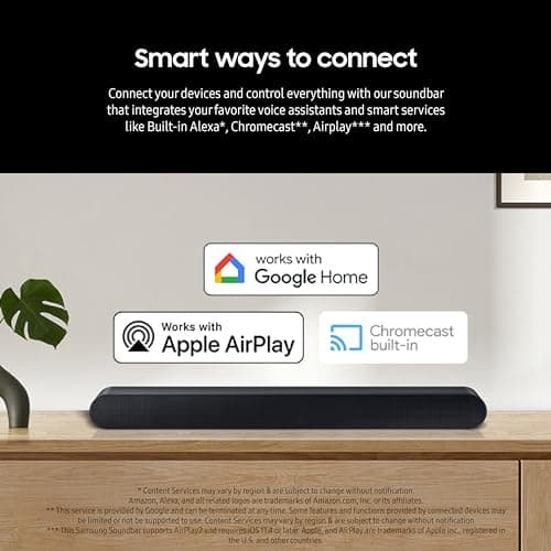 SAMSUNG S60D 5.0ch Soundbar w/Wireless Dolby Atmos Audio, All-in-One Design, Q-Symphony, SpaceFit Sound Pro, Adaptive Sound, Game Mode Pro with Alexa Built-in, HW-S60D/ZA