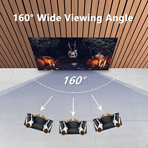 Yescom 177" 16:9 DIY Projection Screen Material Matte White PVC Projector Screen Coated 154"x86" Indoor Outdoor Home Theater Conference Room