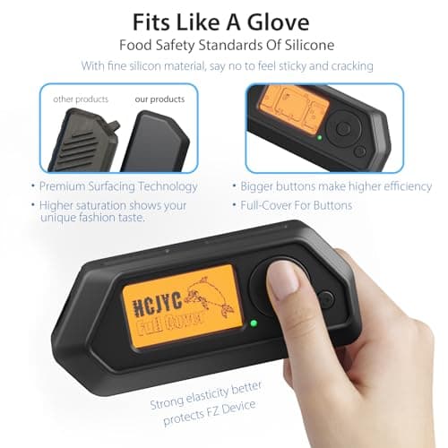 Case for Flipper Zero, 5 in 1 Protective Cover Accessory Set with 3 Pack of Screen Protect & EVA Carrying Case for Flipper Zero - Black