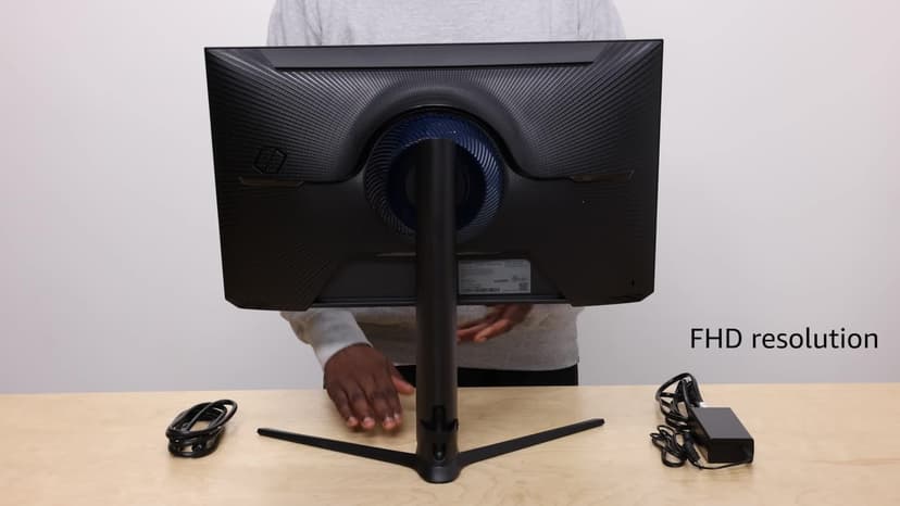SAMSUNG Odyssey G3 FHD Gaming Monitor, 144hz, HDMI, Vertical Monitor, AMD FreeSync Premium, G30A (LS24AG302NNXZA),24-Inch