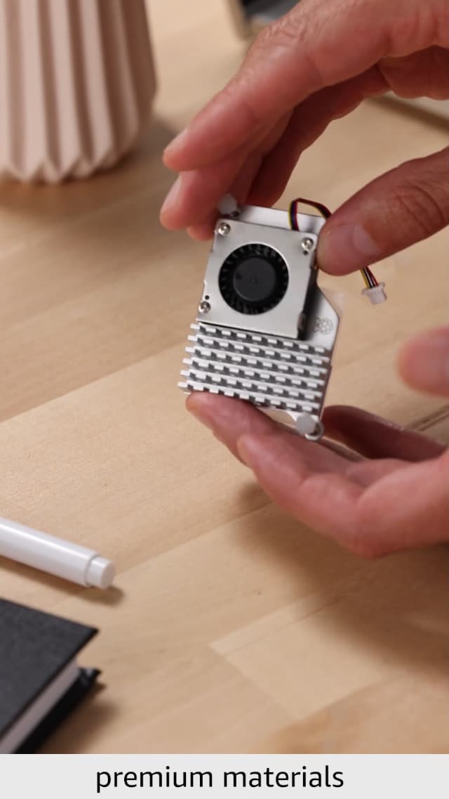 Raspberry Pi Raspberry Pi 5 Active Cooler - Aluminum Heatsink - SC1148