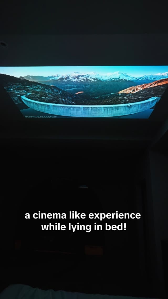 JMGO PicoFlix 2024 New Bottle Rotating Gimbal Projector, 4.5hrs Battery, Smart & Portable Outdoor Projector with Google TV, Licensed Netflix, 1080P FHD, 420 ISO Lumens, Auto Focus, HDR10, 10W Speakers