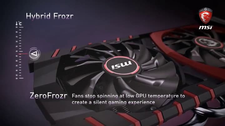 MSI GAMING GeForce GTX 970 4GB OC DirectX 12 VR READY (GTX 970 GAMING 4G)