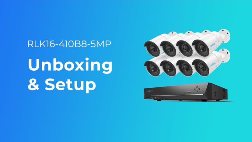 REOLINK 16CH 5MP Home Security Camera System, 8pcs Wired Outdoor PoE IP Cameras with Person/Vehicle/Pet Detection, 8MP 16CH NVR with 4TB HDD for 24-7 Recording, RLK16-410B8-5MP