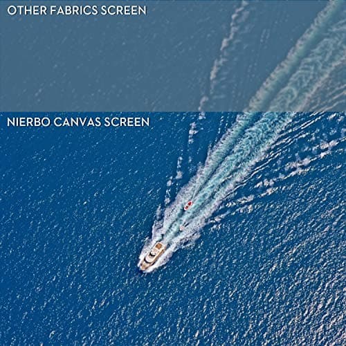 NIERBO Huge Large Projector Screen 300 inch of Thick Canvas Material 16:9 Projection Movies Screen Outdoor Projection Screen for Church School Home Indoor 1.6 Gain Not Include Mount