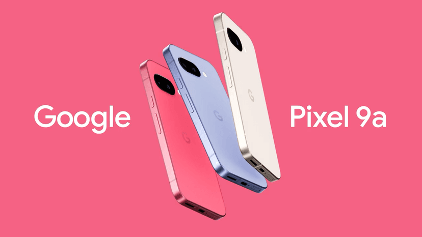 Google Pixel 9a with Gemini - Unlocked Android Smartphone with Incredible Camera and AI Photo Editing, All-Day Battery, and Powerful Security - Peony - 128 GB