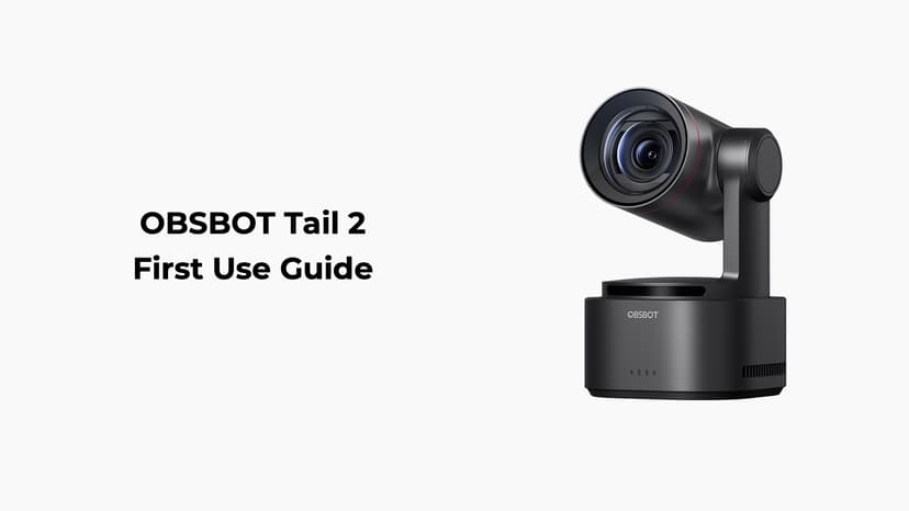 OBSBOT Tail 2 PTZR NDI Camera 4K@60FPS, Pro AI Tracking, 1/1.5" CMOS, 50MP, 5X Optical Zoom, 12X Hybrid Zoom, SDI/HDMI/IP/USB 3.0 Output, Live Streaming for Education, Conference, Worship, Live Events
