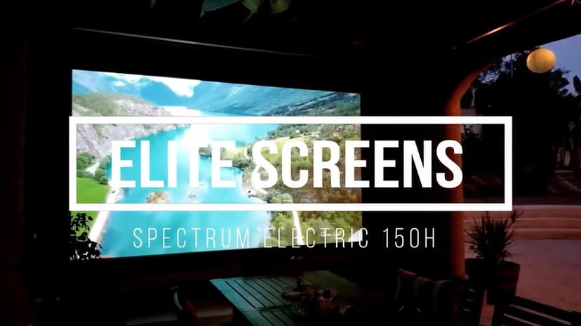 Motorized Projector Screen 180-INCH, Elite Screens Spectrum Swift-RC1 Remote, Electric Projection Screen Movie Home Theater Gaming 4K/8K, ELECTRIC180H2