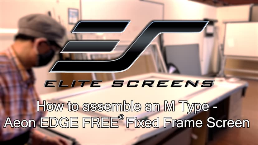 Elite Screens Aeon Series 150” Fixed Frame Projector Screen 16:9, 8K/4K UHD, Edge-Free Design, CineWhite UHD-B, Wall Mounted for Standard, Short & Ultra Short Throw Projectors, Home Theater, AR150WH2