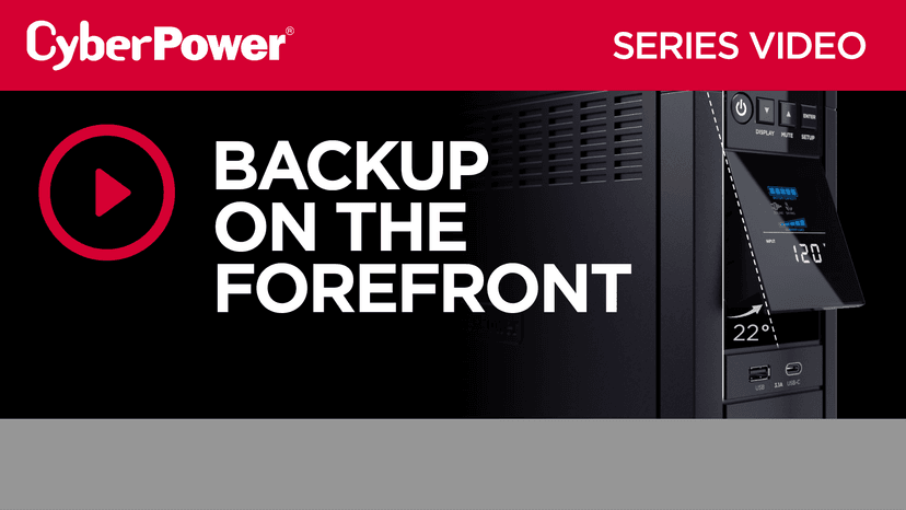 CyberPower CP1500PFCLCD PFC Sinewave UPS System, 1500VA/1000W, 12 Outlets, AVR, Mini Tower,Black