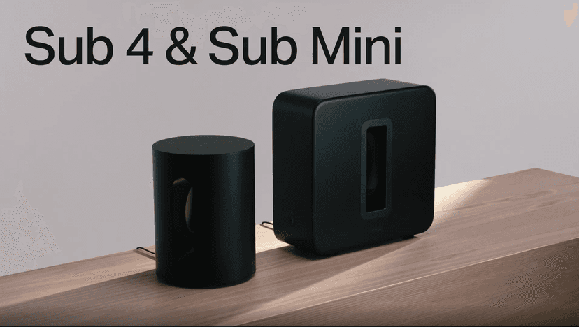 Sonos Sub 4 - Wireless Subwoofer - Black