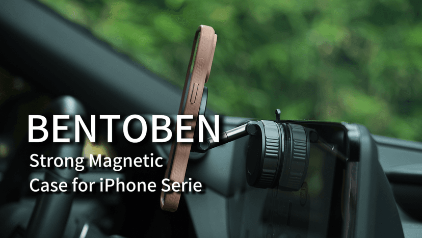 BENTOBEN for Magnetic iPhone 15 Pro Case, [Compatible with Magsafe] [Curly Wave Frame Design] Non-Slip Easier Grip Kickstand Ring Holder Protective Bumper Cute Girls Men Phone Cover, Desert Titanium