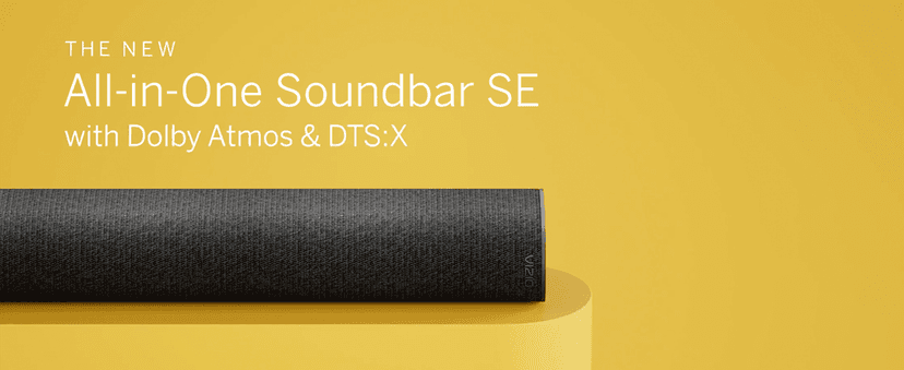 VIZIO All-in-One Soundbar SE w/Dolby Atmos & DTS:X, Bluetooth Speaker, QuickFit™ Compatible – SV210Y-08 (New, 2024 Model)