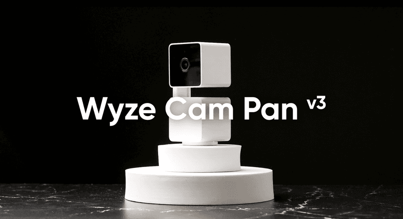 WYZE Cam Pan v3 Indoor/Outdoor IP65-Rated 1080p Pan/Tilt/Zoom Wi-Fi Smart Home Security Camera with Color Night Vision, 2-Way Audio, Compatible with Alexa & Google Assistant, White, 2-Pack