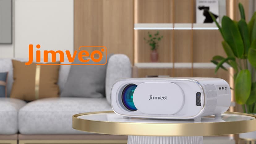 [AI Auto Focus+Auto Lens Cap]Outdoor-Projector 4K with WiFi 6and Bluetooth:Upgrade 1100 ANSI Native 1080P Jimveo Portable Projector, Auto 6D Keystone&Zoom,Home LED Movie Projector for Outdoor/Home Use
