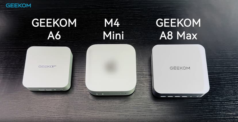 GEEKOM A6 Mini PC with AMD Ryzen 7 6800H, 16GB DDR5 RAM 512GB PCIe 4.0 NVMe SSD, Radeon 680M, Compact Aluminium Design Windows 11 Desktop Computer for Home/Business, USB4/8K UHD/Wi-Fi 6E/BT 5.2
