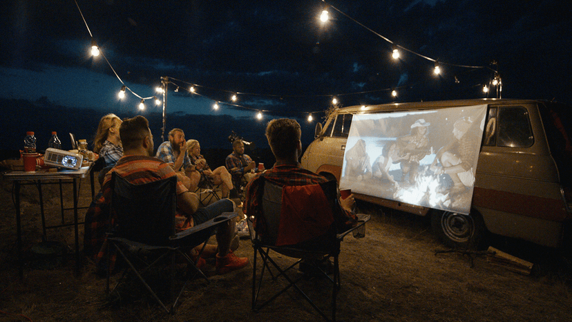NIERBO Huge Large Projector Screen 300 inch of Thick Canvas Material 16:9 Projection Movies Screen Outdoor Projection Screen for Church School Home Indoor 1.6 Gain Not Include Mount