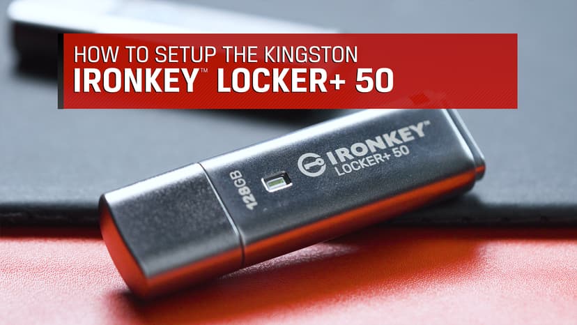 Kingston Ironkey Locker+ 50 64GB Encrypted USB Flash Drive | USB 3.2 Gen 1 | XTS-AES Protection & TAA Compliant | Multi-Password Security Options | Automatic Cloud Backup | Metal Casing | IKLP50/64GB