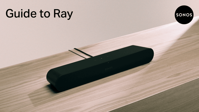 Ray - Compact Soundbar for TV and Music - Black