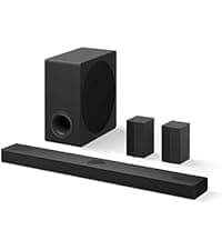 LG S95TR 9.1.5-Channel OLED evo TV Matching Home Theater Soundbar with Rear Surround Speakers and Wireless Subwoofer, Wow Orchestra, Dolby Atmos, WOWCAST Built-in (2024 Model)