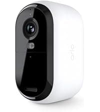 Arlo Essential Security Camera 2K | Outdoor - Indoor | 2nd Gen | Wireless with Spotlight, 2-Way Audio, Color Night Vision, Live Stream, Motion Activation, Real Time Notifications - White, 3 Cameras