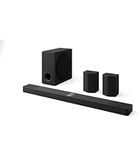 LG S80TR 5.1.3 ch. OLED evo TV Matching Home Theater Soundbar with Rear Surround Speakers and Wireless Subwoofer, Wow Orchestra, Dolby Atmos, WOWCAST Built-in (2024 Model)