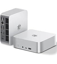 Beelink EQi12 Mini PC, Intel Core i5-12450H Processor (8C/12T, up to 4.4GHz), 16G DDR4 RAM 500GB M.2 2280 PCle 4.0x4 SSD, Mini Computer Support 4K@60Hz Dual Screen Display/WiFi6/BT5.2