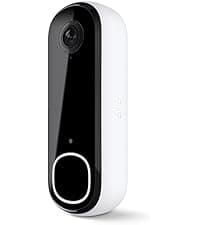 Arlo Essential Security Camera 2K | Outdoor - Indoor | 2nd Gen | Wireless with Spotlight, 2-Way Audio, Color Night Vision, Live Stream, Motion Activation, Real Time Notifications - White, 3 Cameras