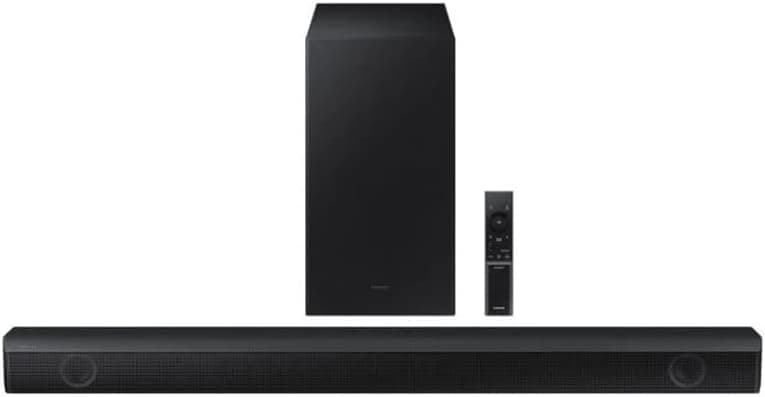 Samsung 2.1Ch 360W Soundbar with Wireless Subwoofer Black HW-B53M (Renewed)