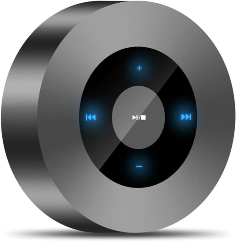 LED Smart Touch Play Bluetooth Speaker/Portable Wireless Speakers with HD Sound / 12-Hour Playtime/Bluetooth 5.0 / TF Card Support Play/Aux in Port Speaker (Gray)