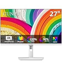 27 Inch 4K 144Hz Gaming Monitor, UHD 3840x2160 Fast IPS Panel PC Monitor, 135% sRGB, HDR400Nit, Freesync & G-sync, Support PS5 120Hz VRR, HDMI 2.1,DP 1.4, Height/Vertical Adjustment