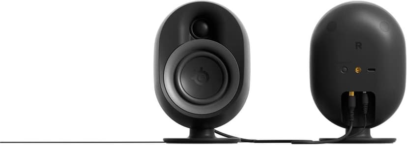 SteelSeries Arena 9 Illuminated 5.1 Desktop Gaming Speakers – 5.1 USB Surround Sound – Wireless Rear Speakers – 2-Way Speaker Design – Subwoofer – RGB Light, Bluetooth – PC, PlayStation, Mobile, Mac