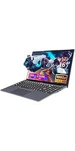 Gaming Laptop,15.6 Inch FHD IPS 1920x1080,Laptop Computer Student Business Laptop 12th Gen N95 Processor,16GB RAM 512GB SSD,Supports 180 Angle Opening Backlit Keyboard Fingerprint Unlock Win 11 Pro