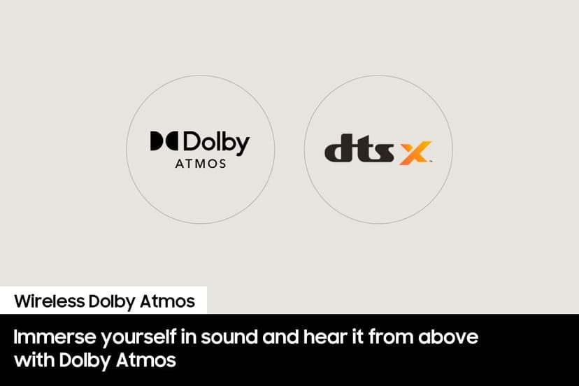 SAMSUNG HW-Q990B/ZA 11.1.4ch Soundbar w/ Wireless Dolby Atmos / DTS:X, Rear Speakers, Q Symphony, SpaceFit Sound+, Airplay 2, Adaptive Sound, Game Pro Mode, Alexa Built-In, 2022