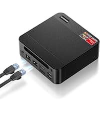 M4 Neo Mini PC, Mini Computers, AMD Ryzen 7 7840HS Gaming PC, 32GB DDR5 1TB PCIe SSD Desktop Computers, 4K Triple Display, USB4, Oculink, Dual 2.5G LAN, Wi-Fi 6E/BT5.2, for Home & Office
