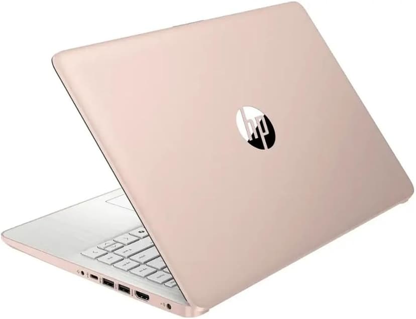 HP Business Student Laptop Computer - Windows 11 Pro & Microsoft Office Lifetime | 14 inch HD | AI-Powered, Long Batter Hr N-Serious Laptop| 16GB RAM, 128GB UFS, 256GB Extend Micro SD | Rose Gold