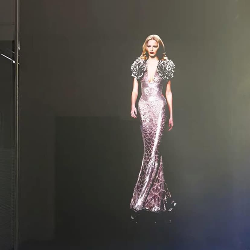 Rear Projection Screen Material Self - Adhesive Holographic Rear Projection Film, Projection Fabric for Bussiness Meeting Dark Grey, A4 Sample, 8.3"x11.7"