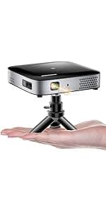 GooDee Projector, 2023 Dolby Native 1080P Video Projector, 15000L Outdoor Movie Projector, 230" Supported Home Projector, Compatible with Fire TV Stick, PS4, HDMI, VGA, AV and USB, Black (YG600)