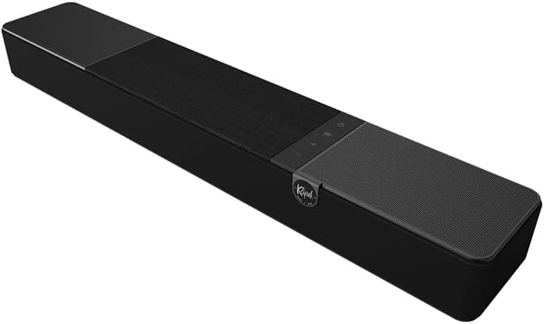 Klipsch Flexus CORE 100 2.1 Channel Powered by Onkyo Bluetooth Sound Bar with Dolby Atmos and Custom Tuned Bass - Black Bundle with 2X Deco Gear 6' 4K HDMI 2.0 Cables & 6x6 Microfiber Cleaning Cloth
