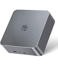 Beelink EQi12 Mini PC, Intel Core i5-12450H Processor (8C/12T, up to 4.4GHz), 16G DDR4 RAM 500GB M.2 2280 PCle 4.0x4 SSD, Mini Computer Support 4K@60Hz Dual Screen Display/WiFi6/BT5.2