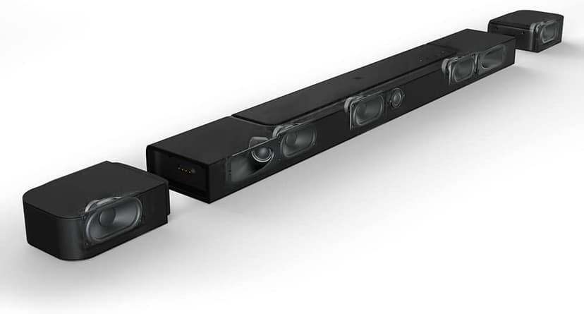 JBL BAR 700 PRO 5.1 Soundbar Bundle with 10 in. Wireless Subwoofer Detachable Rear Speakers and 2m 8K Ultra High Speed HDMI Cable