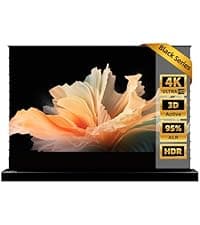 NothingProjector Projector Screen, 120 inch, Ambient Ceiling Light Rejecting ALR, 4K Ultra HD Fixed Frame 16:9, On Wall Mount Projection Screen for Ultra Short Throw Projectors, Black Series
